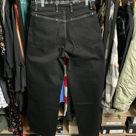 Frame Black Denim Wide-Leg Trouser 27 - Picture 3 of 14